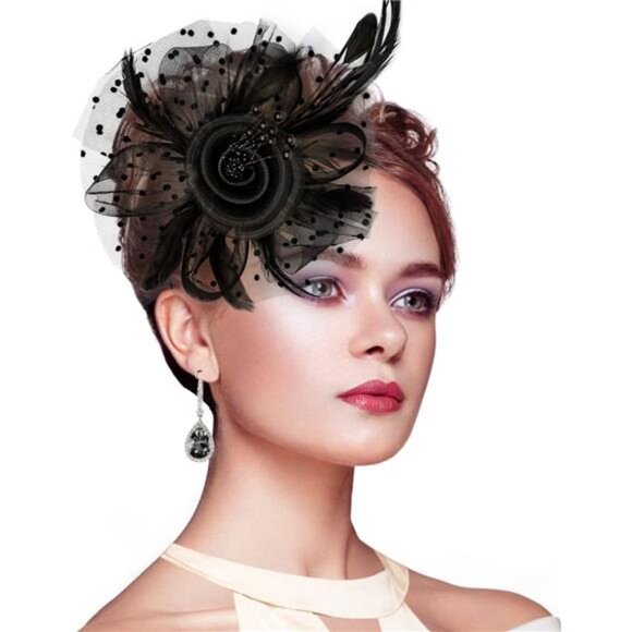 Fascinators for Women, Tea Party Hats for Women Women's Fascinator - Picture 1 of 7